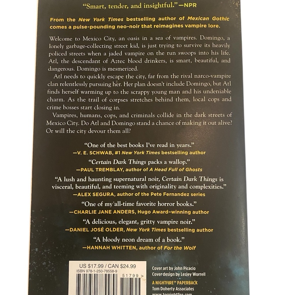 Certain Dark Things (Paperback) Silvia Moreno-García - Picture 2 of 2